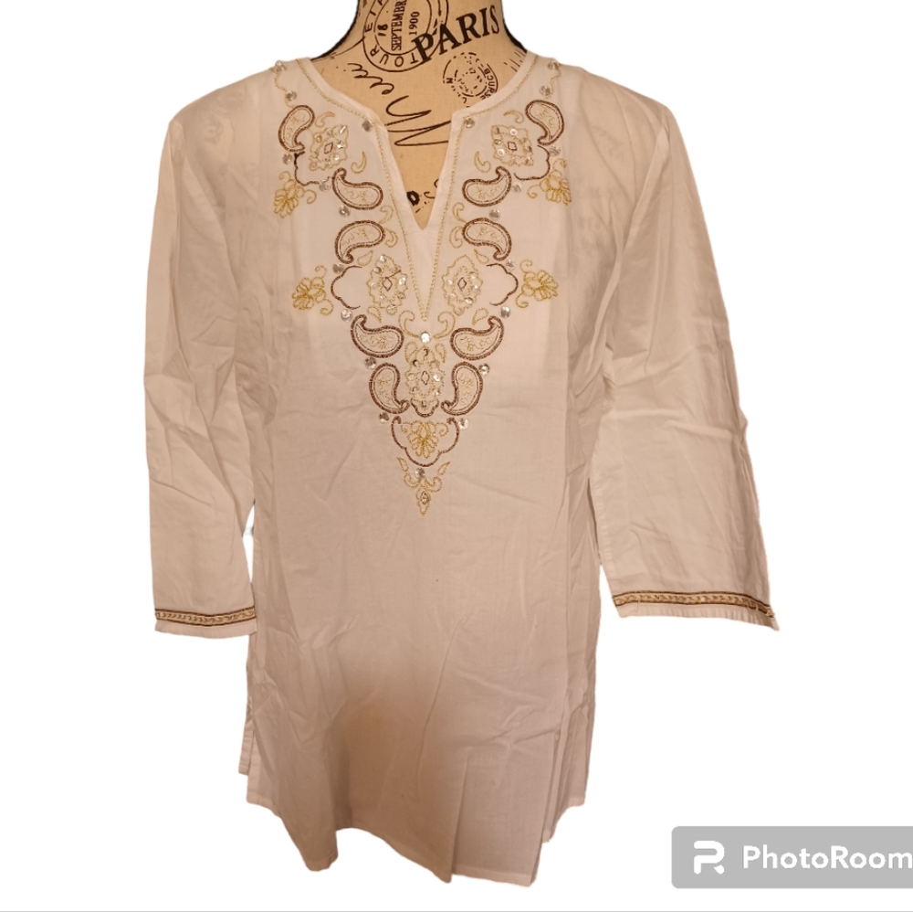 Pappagallo Presents a Tunic  **  EUC  **